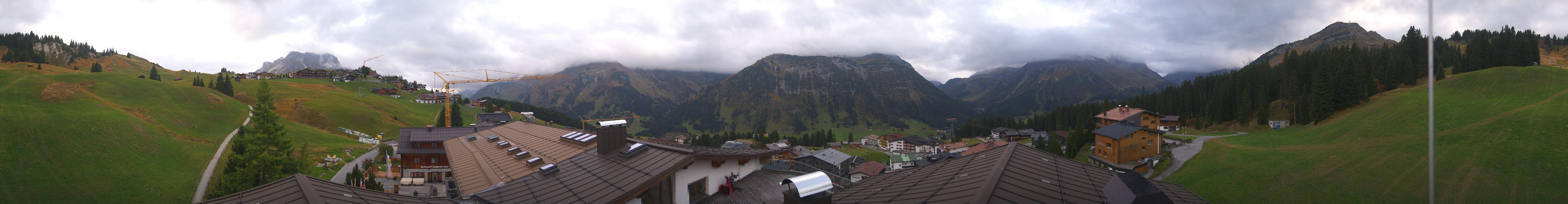 Archiv Foto Webcam Panorama Oberlech - Hotel Goldener Berg
