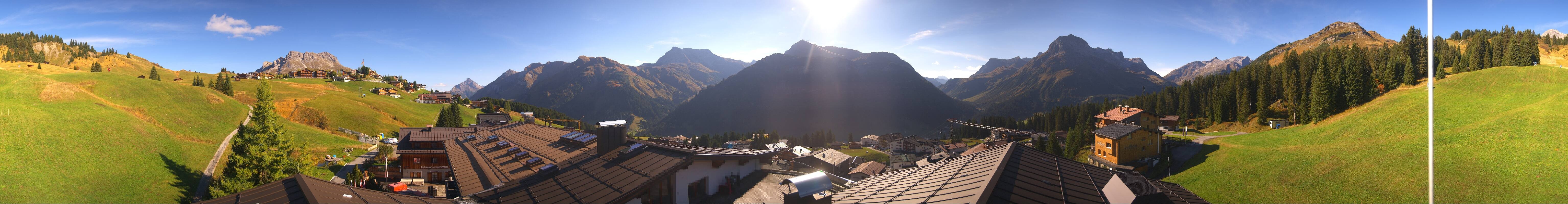 Archiv Foto Webcam Panorama Oberlech - Hotel Goldener Berg