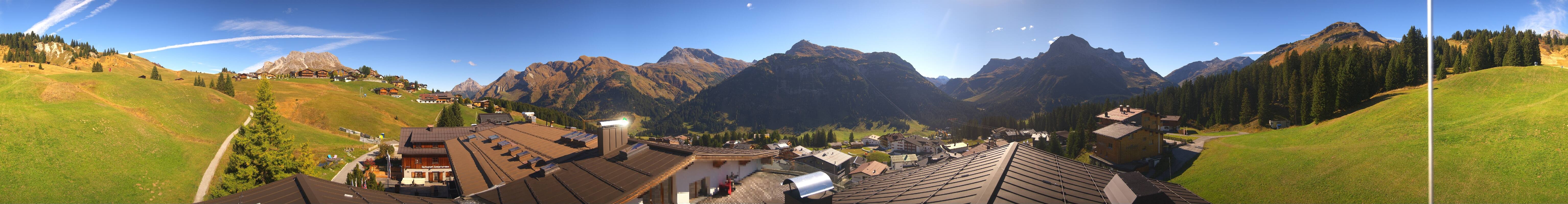 Archiv Foto Webcam Panorama Oberlech - Hotel Goldener Berg