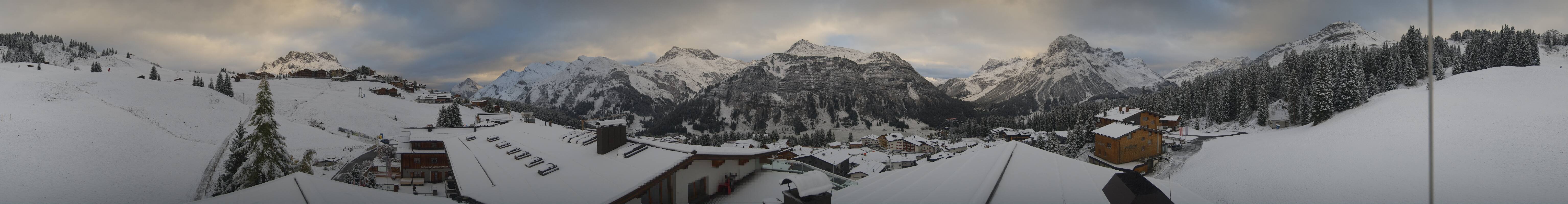 Archiv Foto Webcam Panorama Oberlech - Hotel Goldener Berg