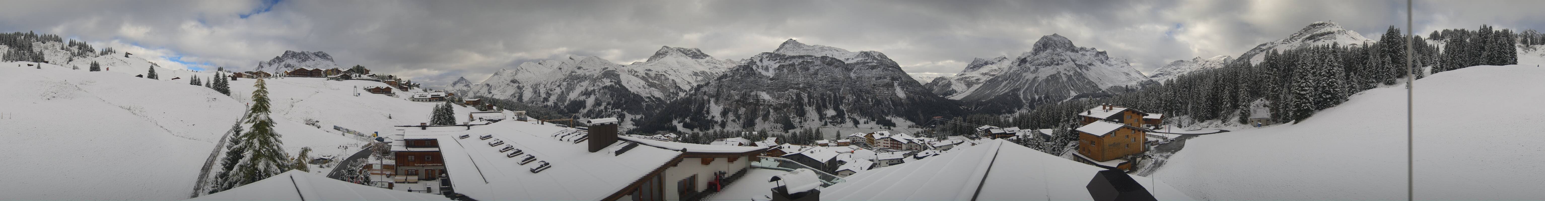 Archiv Foto Webcam Panorama Oberlech - Hotel Goldener Berg