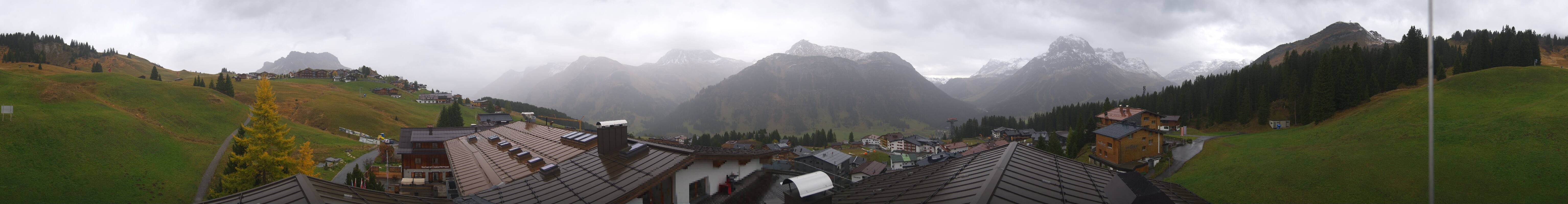 Archiv Foto Webcam Panorama Oberlech - Hotel Goldener Berg