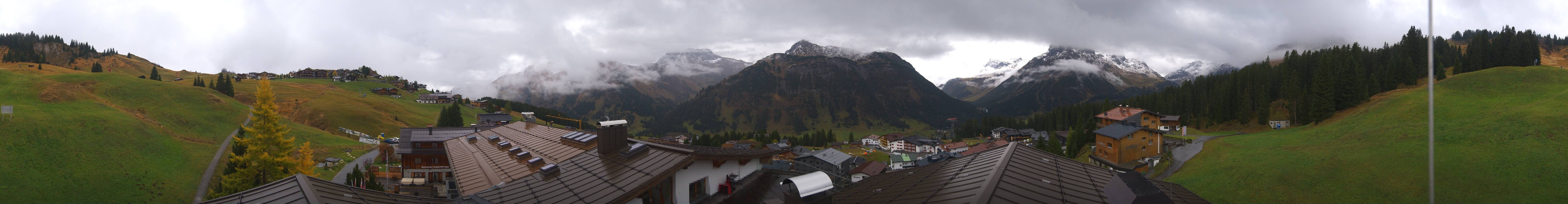 Archiv Foto Webcam Panorama Oberlech - Hotel Goldener Berg