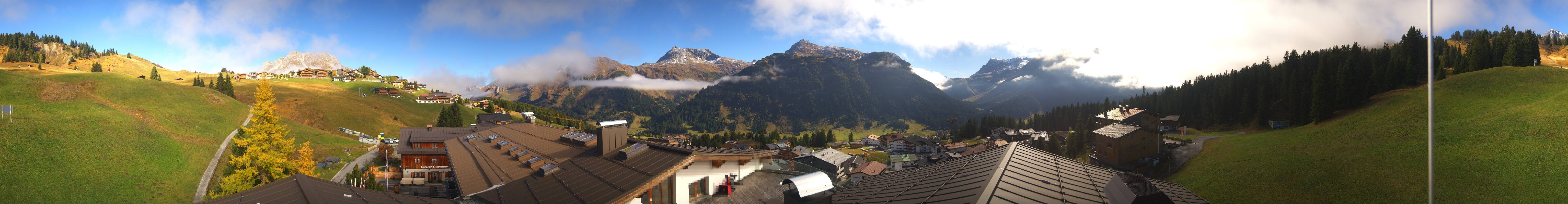 Archiv Foto Webcam Panorama Oberlech - Hotel Goldener Berg