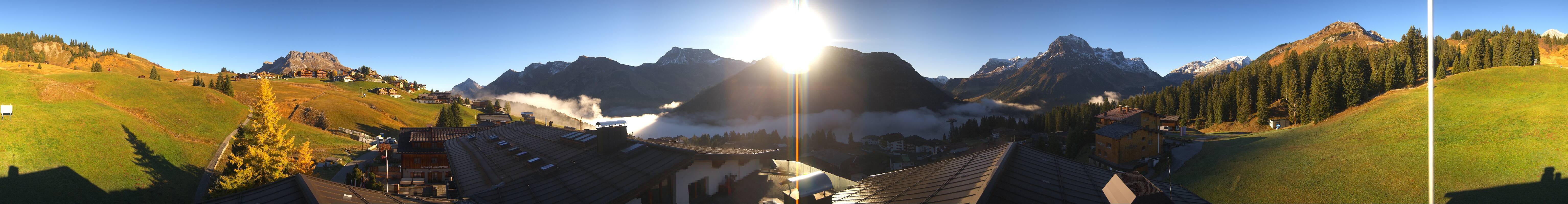 Archiv Foto Webcam Panorama Oberlech - Hotel Goldener Berg