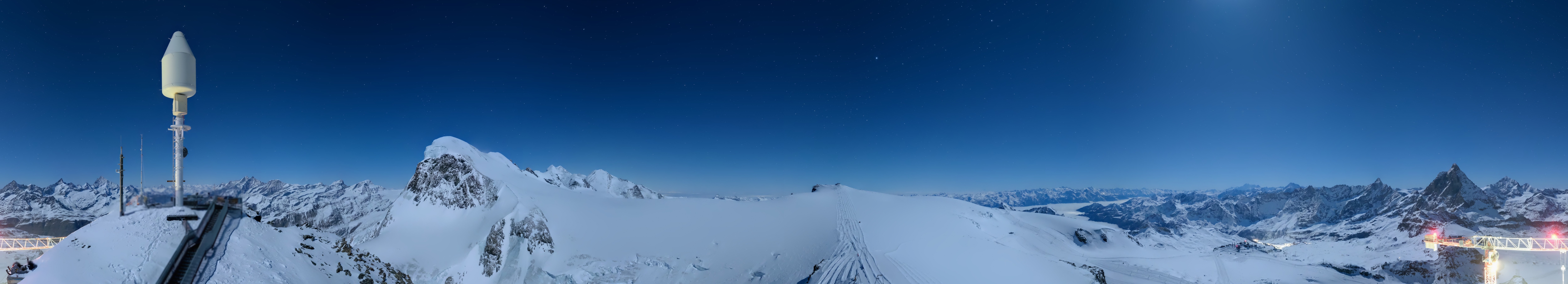 Archiv Foto Webcam Kleinmatterhorn Zermatt