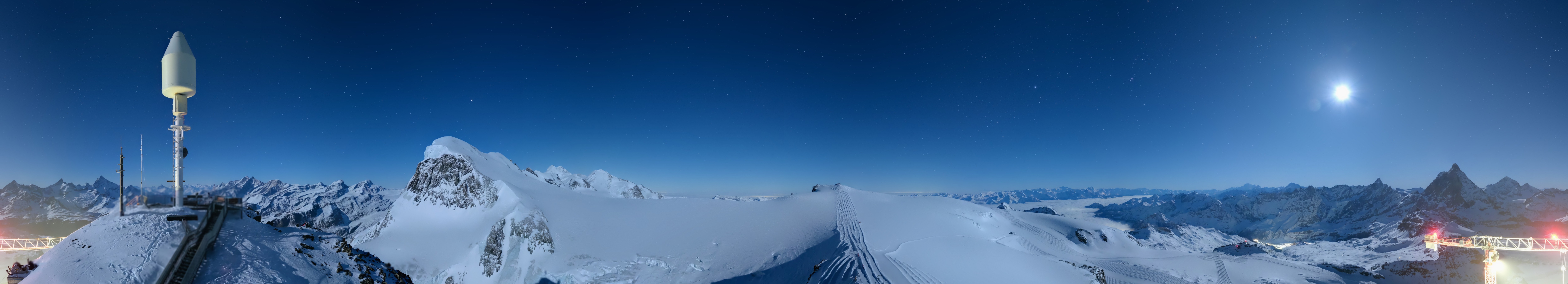 Archiv Foto Webcam Kleinmatterhorn Zermatt