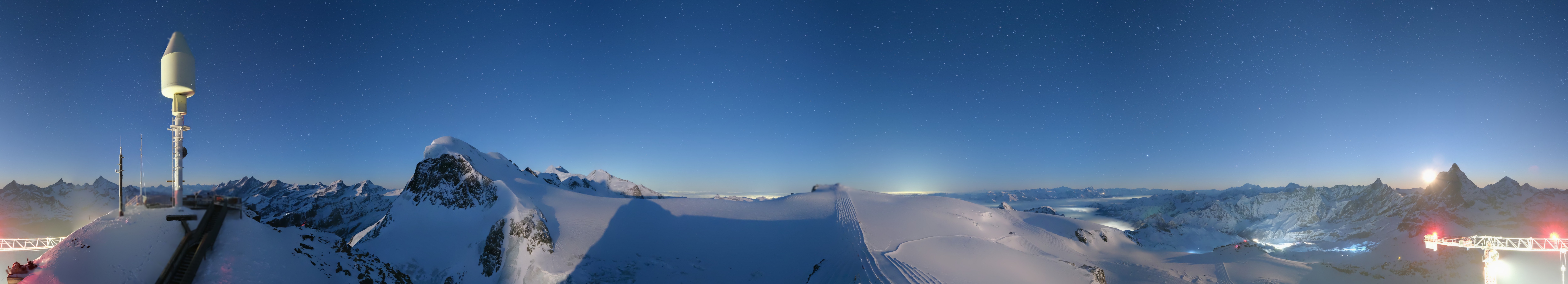 Archiv Foto Webcam Kleinmatterhorn Zermatt