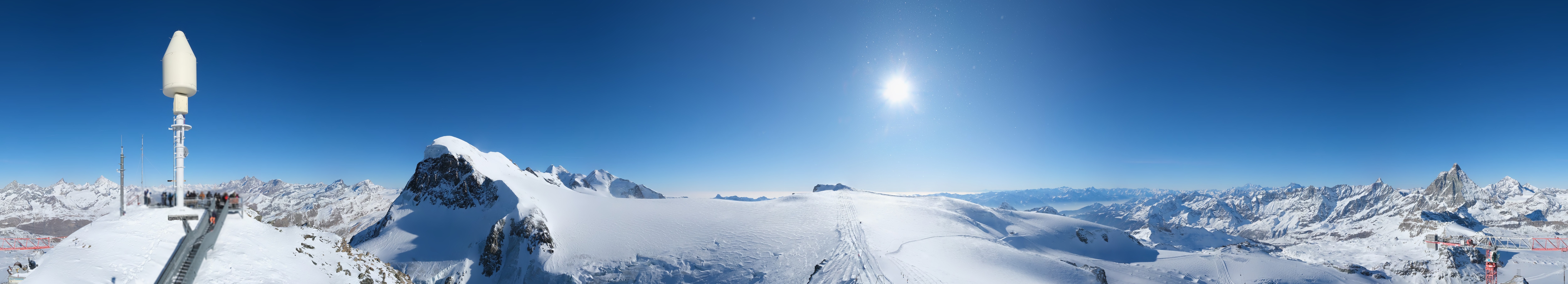 Archiv Foto Webcam Kleinmatterhorn Zermatt