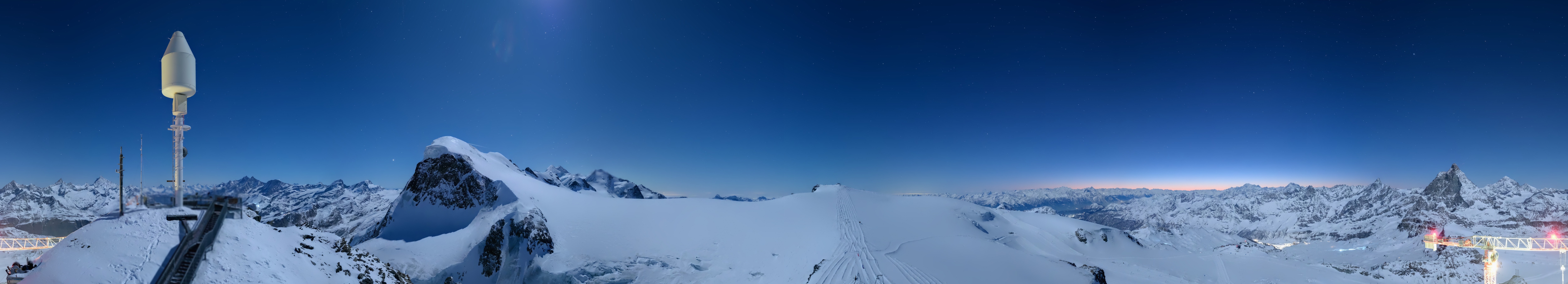 Archiv Foto Webcam Kleinmatterhorn Zermatt
