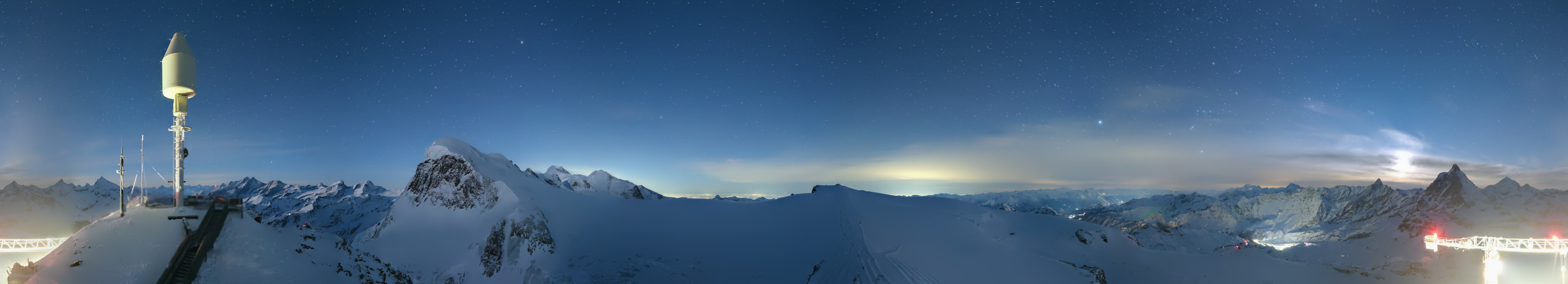 Archiv Foto Webcam Kleinmatterhorn Zermatt