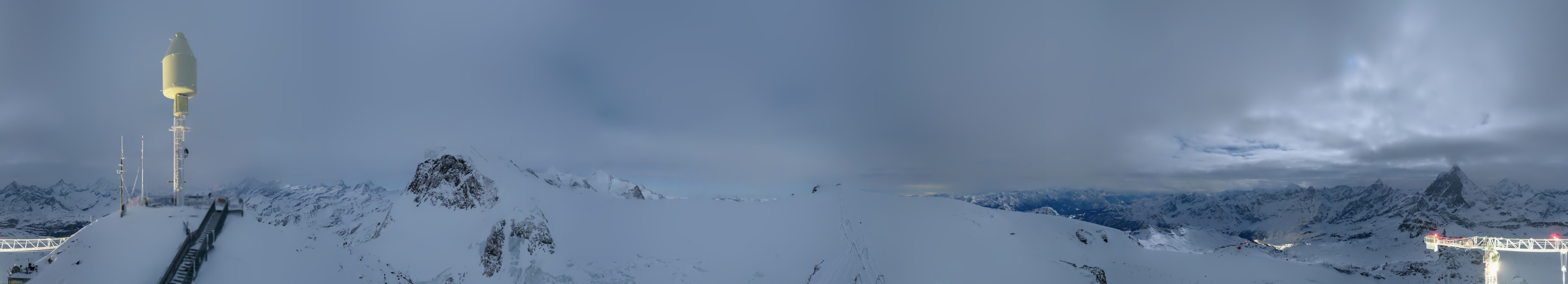 Archiv Foto Webcam Kleinmatterhorn Zermatt