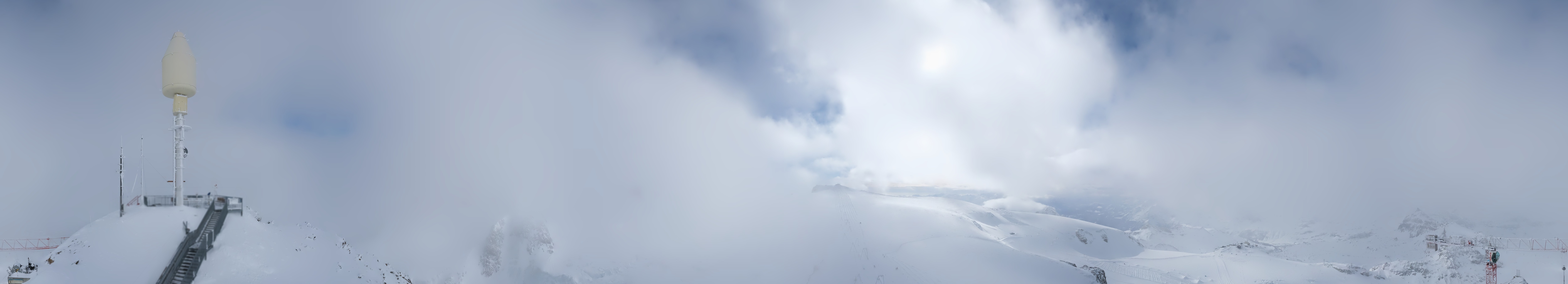 Archiv Foto Webcam Kleinmatterhorn Zermatt