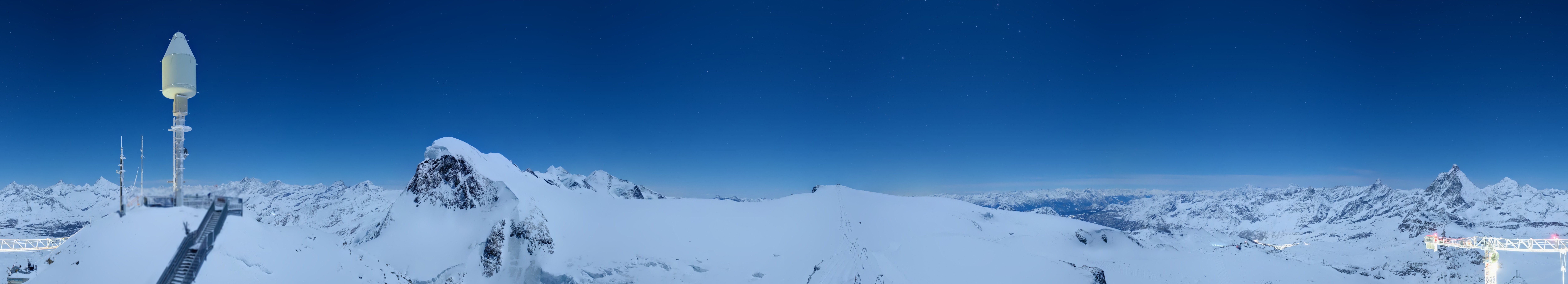 Archiv Foto Webcam Kleinmatterhorn Zermatt