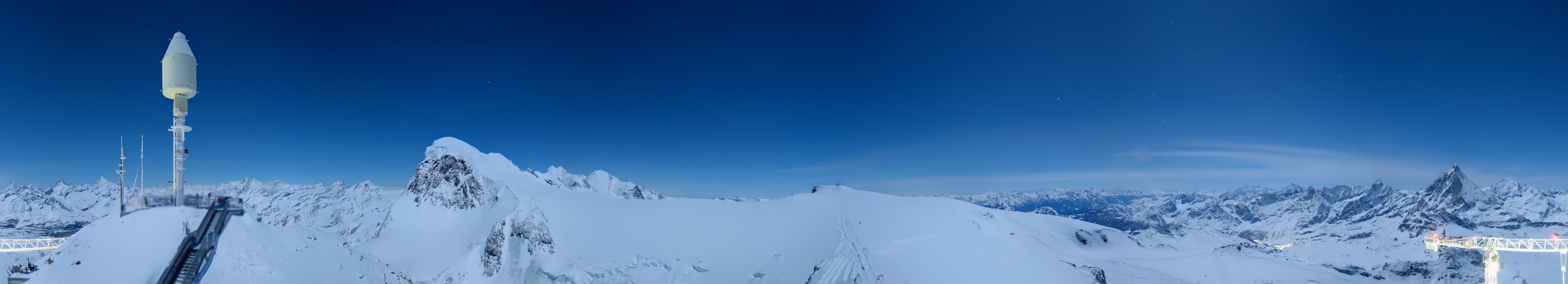 Archiv Foto Webcam Kleinmatterhorn Zermatt