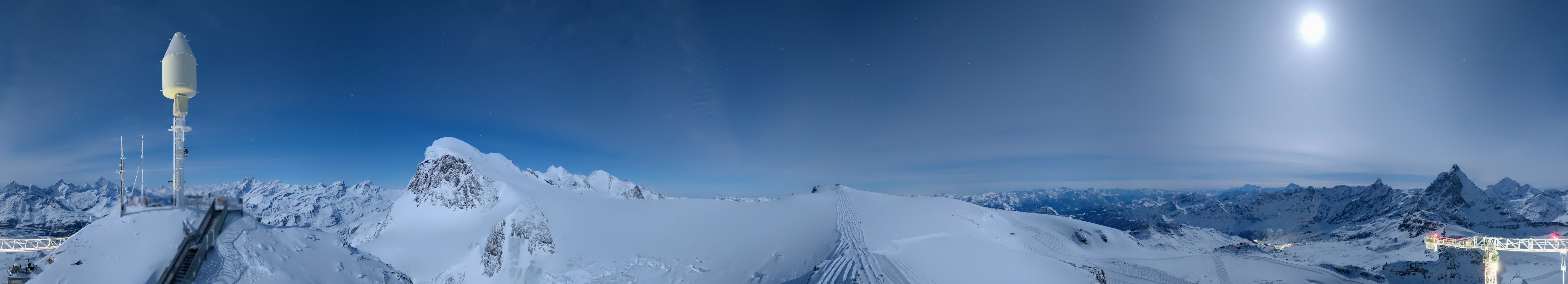 Archiv Foto Webcam Kleinmatterhorn Zermatt