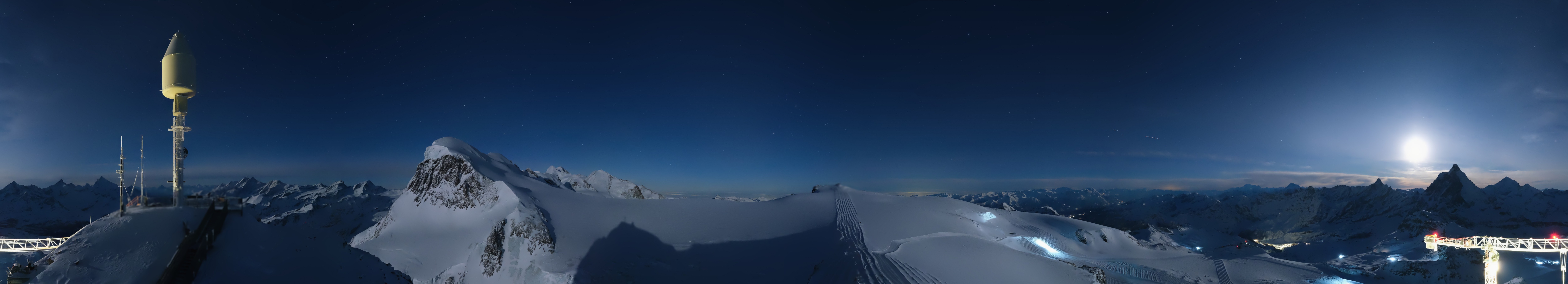 Archiv Foto Webcam Kleinmatterhorn Zermatt