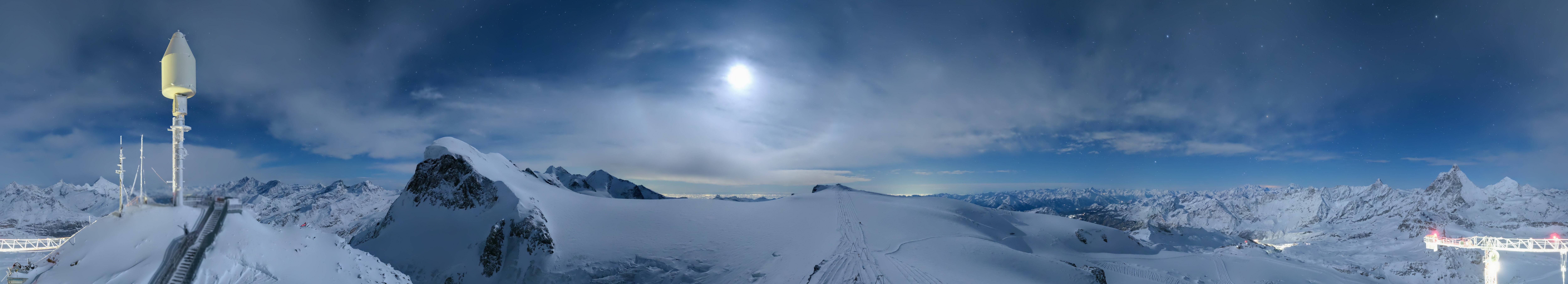 Archiv Foto Webcam Kleinmatterhorn Zermatt