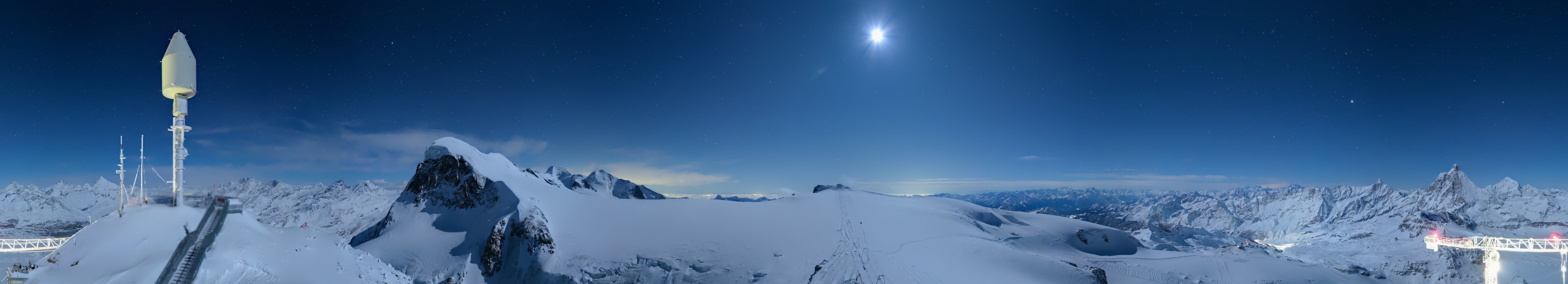 Archiv Foto Webcam Kleinmatterhorn Zermatt