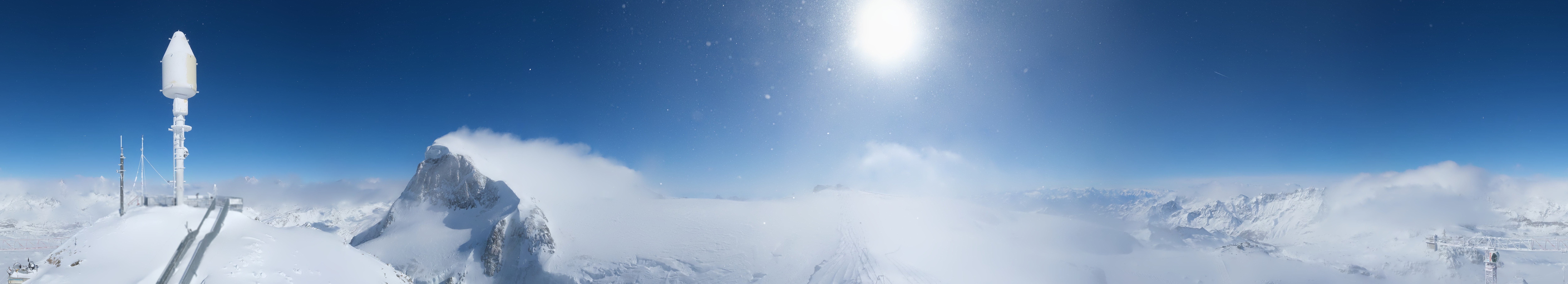 Archiv Foto Webcam Kleinmatterhorn Zermatt