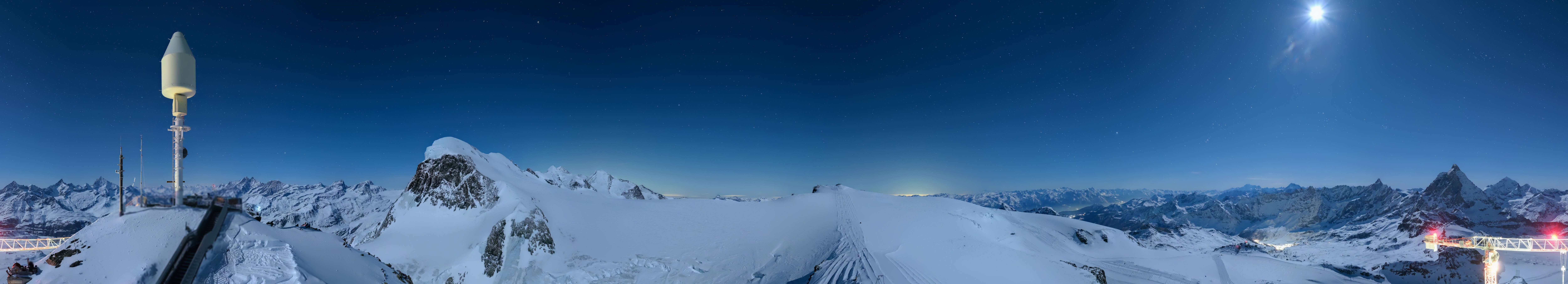 Archived image Webcam Kleinmatterhorn Zermatt