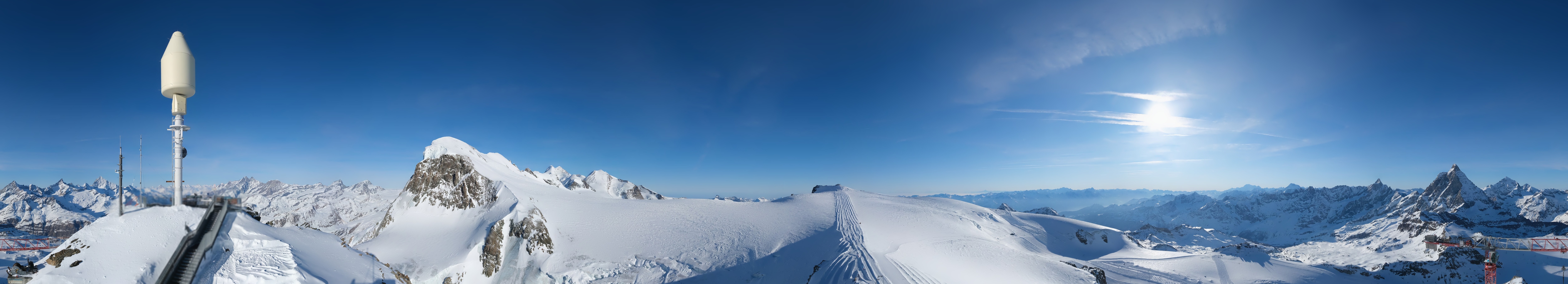 Archived image Webcam Kleinmatterhorn Zermatt