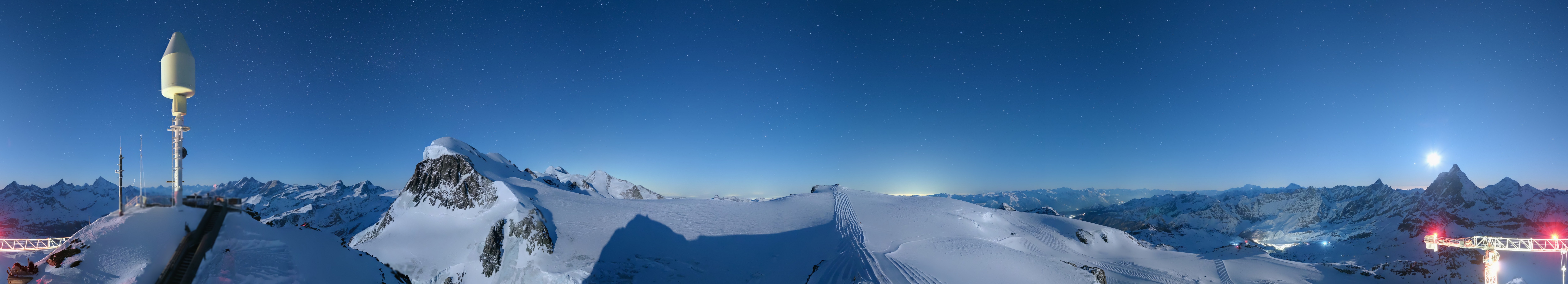 Archived image Webcam Kleinmatterhorn Zermatt