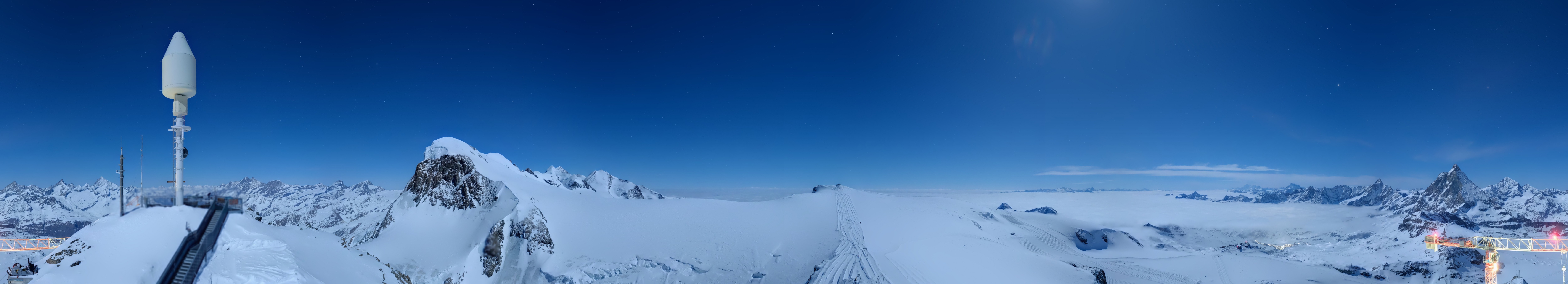 Archiv Foto Webcam Kleinmatterhorn Zermatt