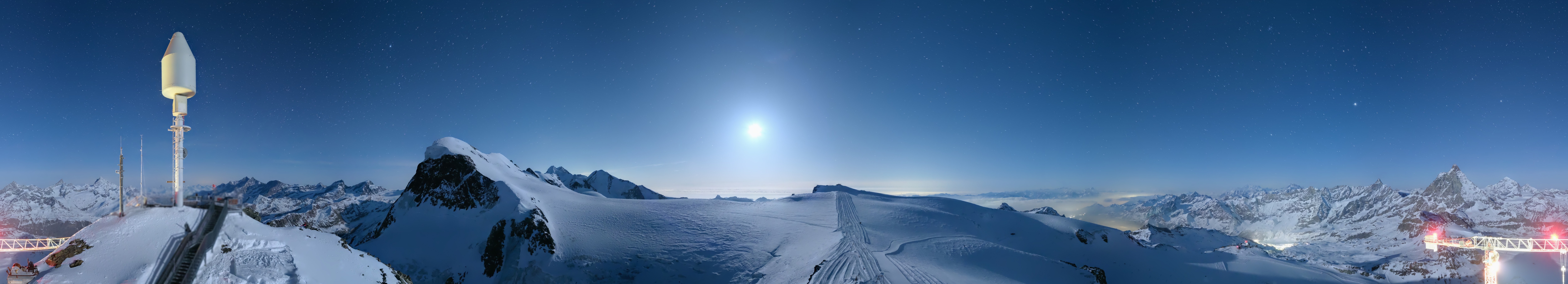 Archiv Foto Webcam Kleinmatterhorn Zermatt