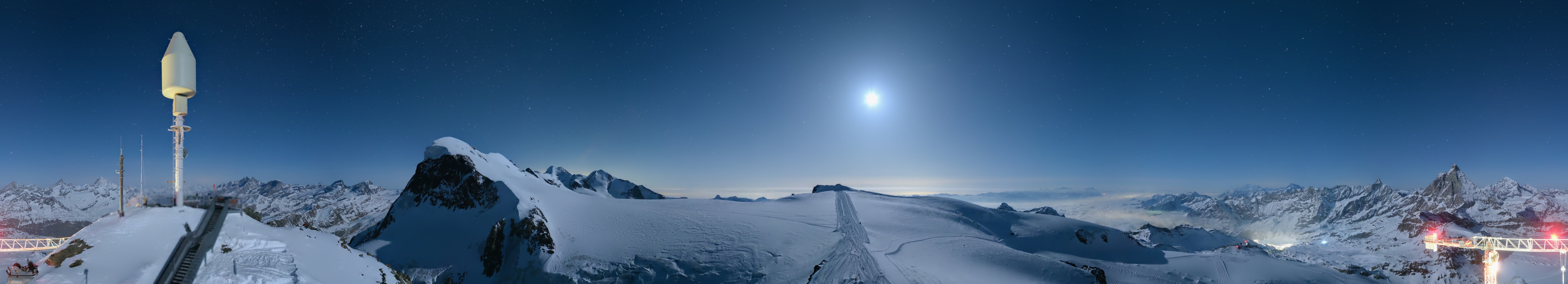 Archiv Foto Webcam Kleinmatterhorn Zermatt
