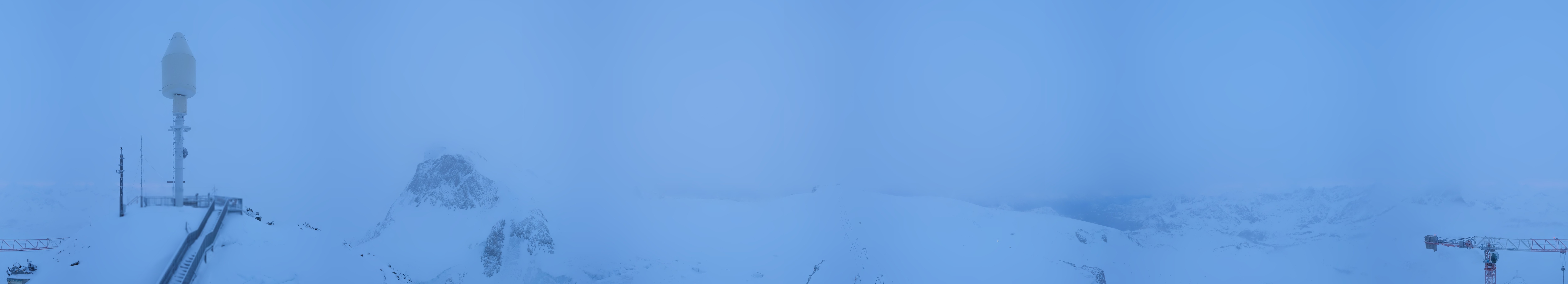 Archiv Foto Webcam Kleinmatterhorn Zermatt
