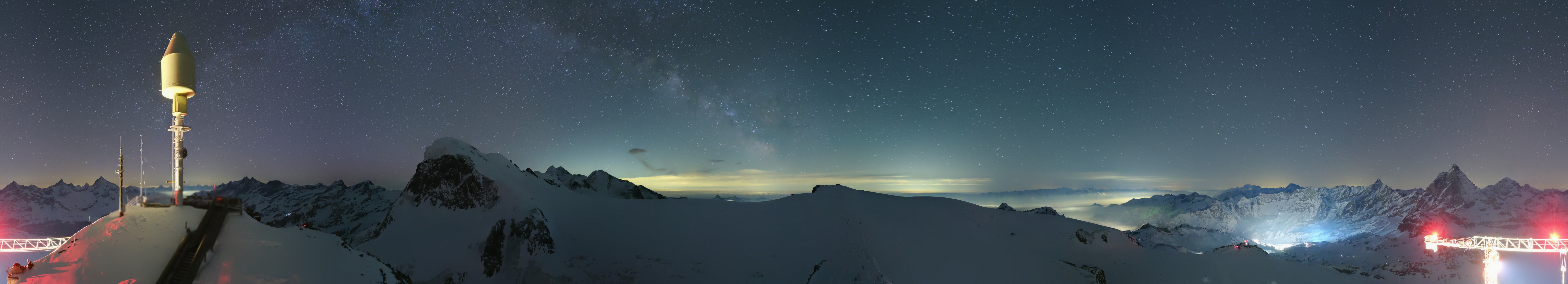 Archiv Foto Webcam Kleinmatterhorn Zermatt
