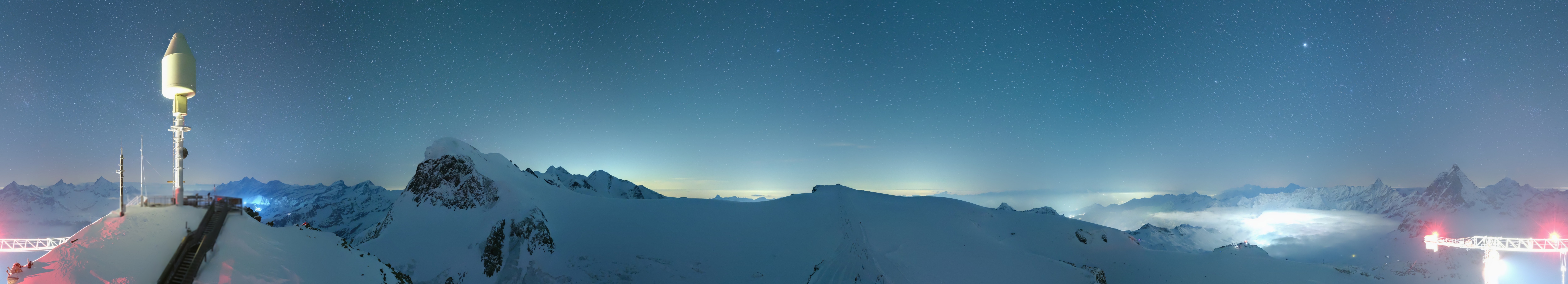 Archiv Foto Webcam Kleinmatterhorn Zermatt