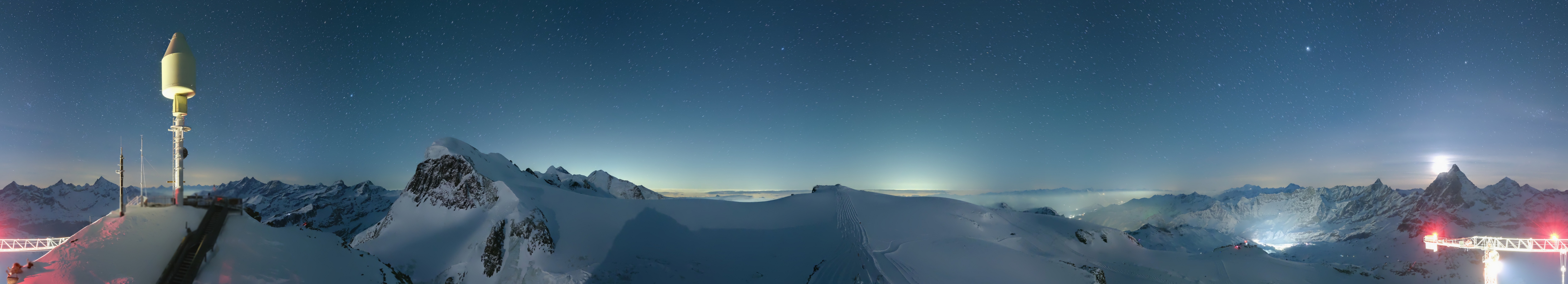 Archiv Foto Webcam Kleinmatterhorn Zermatt