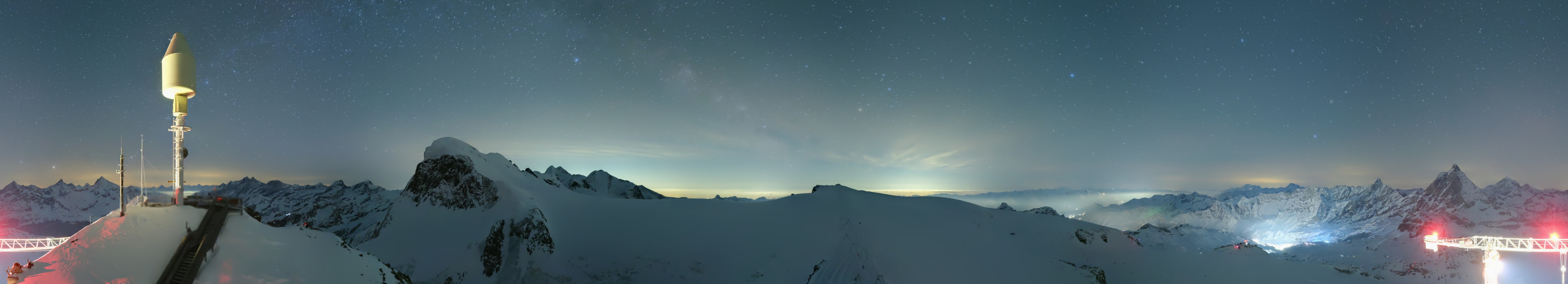 Archiv Foto Webcam Kleinmatterhorn Zermatt