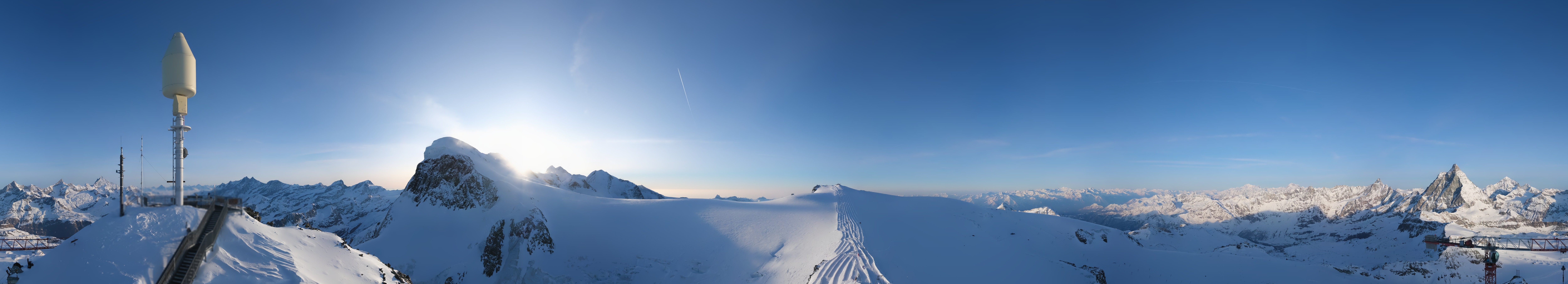 Archiv Foto Webcam Kleinmatterhorn Zermatt