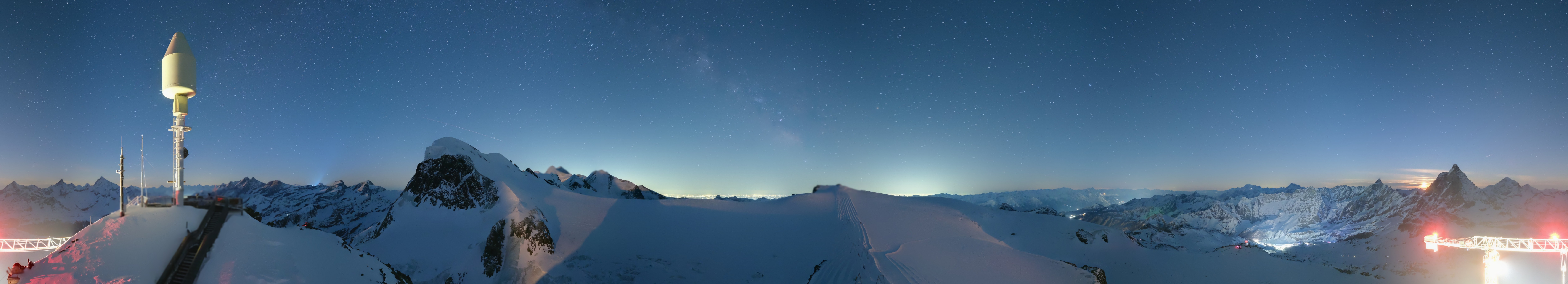 Archiv Foto Webcam Kleinmatterhorn Zermatt