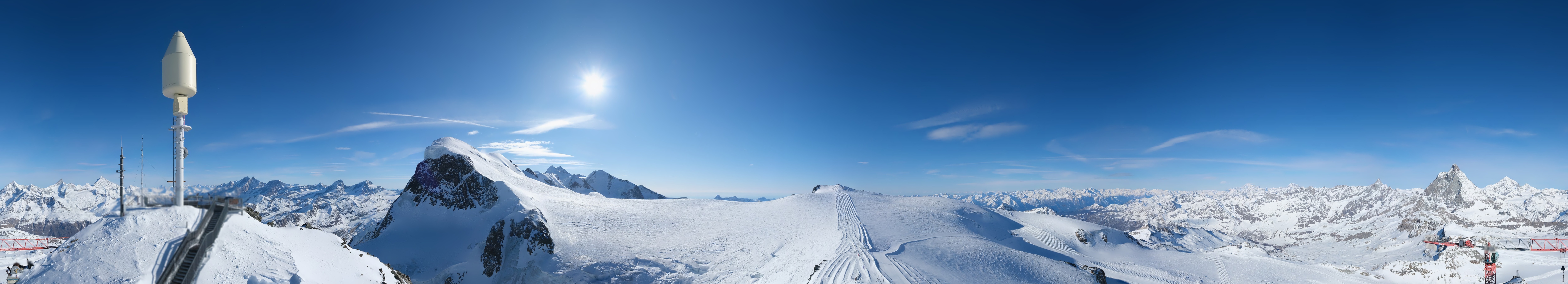 Archiv Foto Webcam Kleinmatterhorn Zermatt