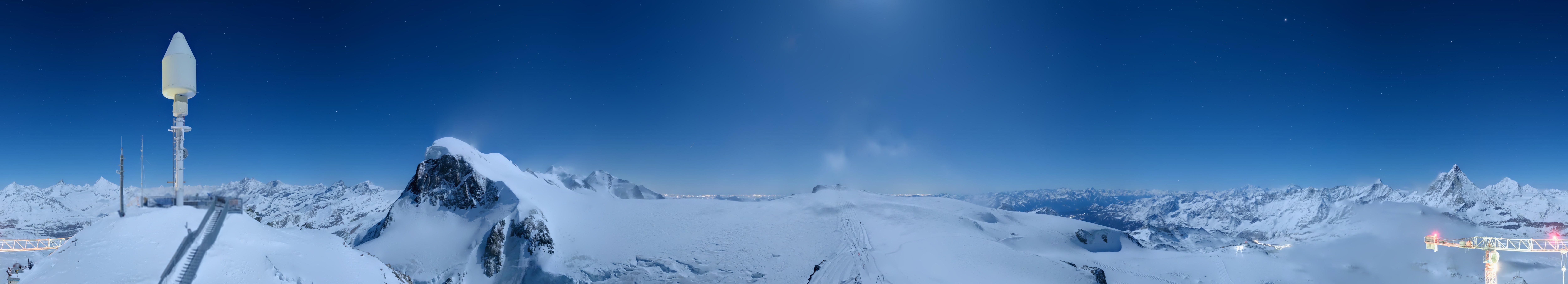 Archiv Foto Webcam Kleinmatterhorn Zermatt