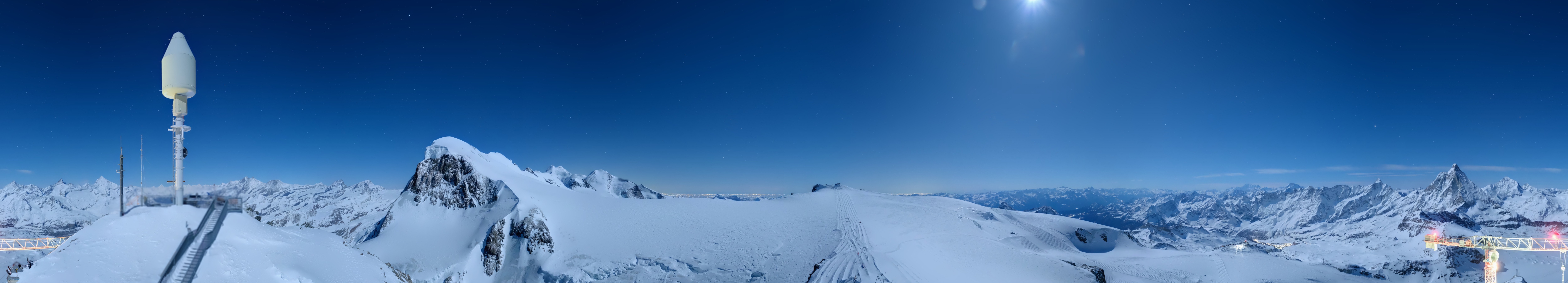 Archiv Foto Webcam Kleinmatterhorn Zermatt