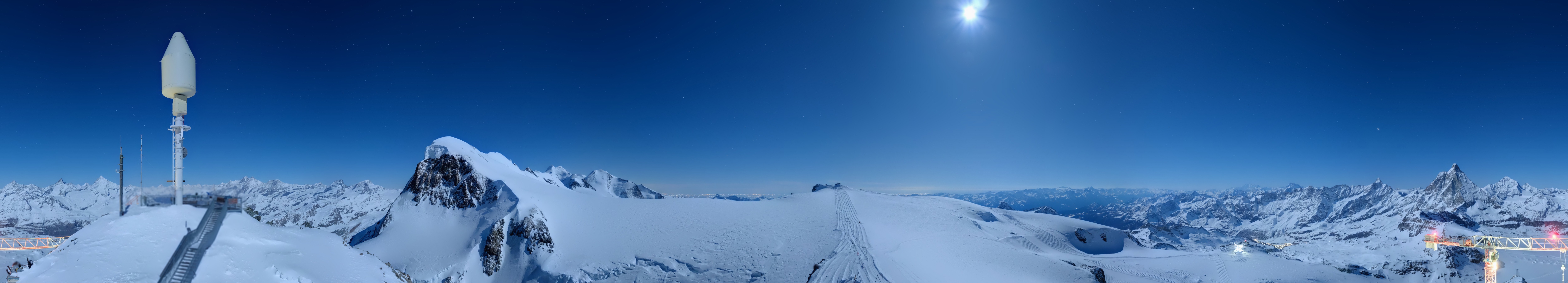Archiv Foto Webcam Kleinmatterhorn Zermatt