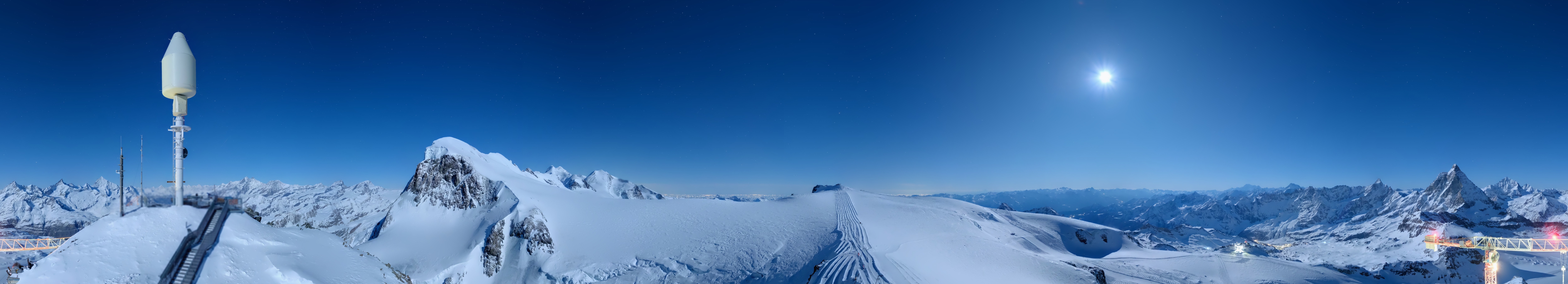 Archiv Foto Webcam Kleinmatterhorn Zermatt