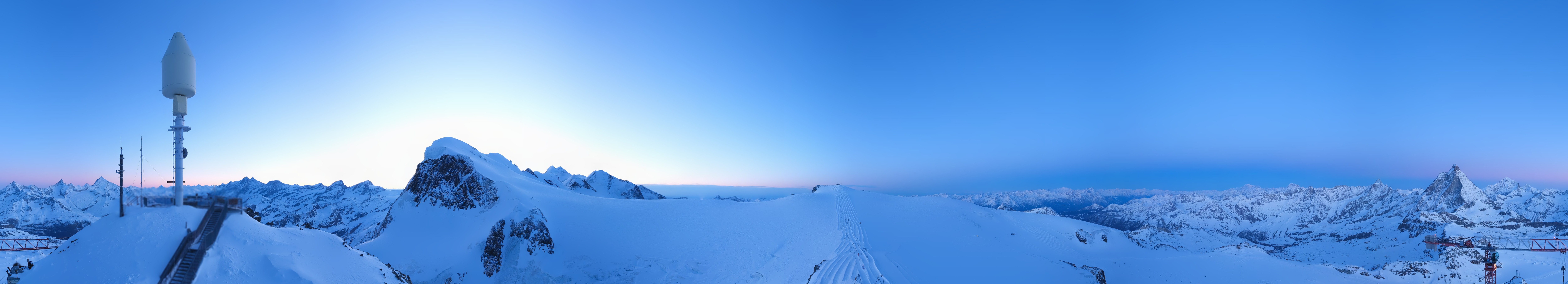 Archiv Foto Webcam Kleinmatterhorn Zermatt
