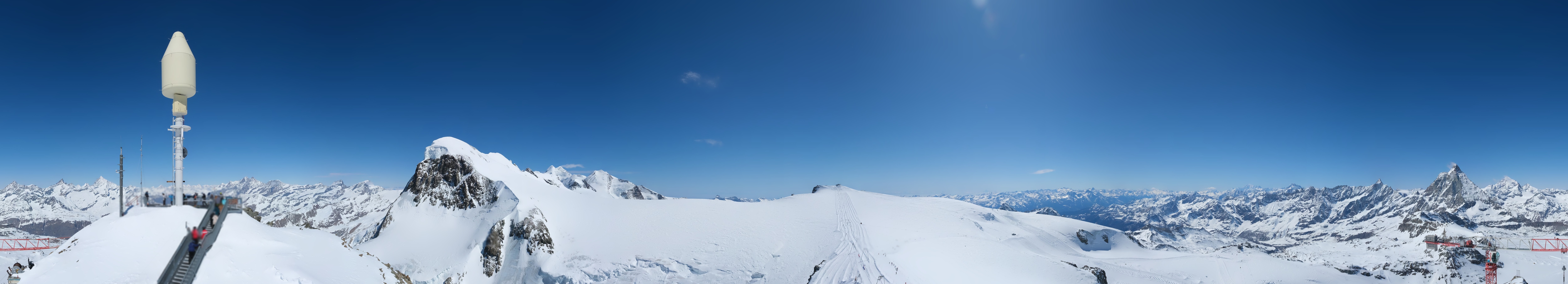 Archiv Foto Webcam Kleinmatterhorn Zermatt