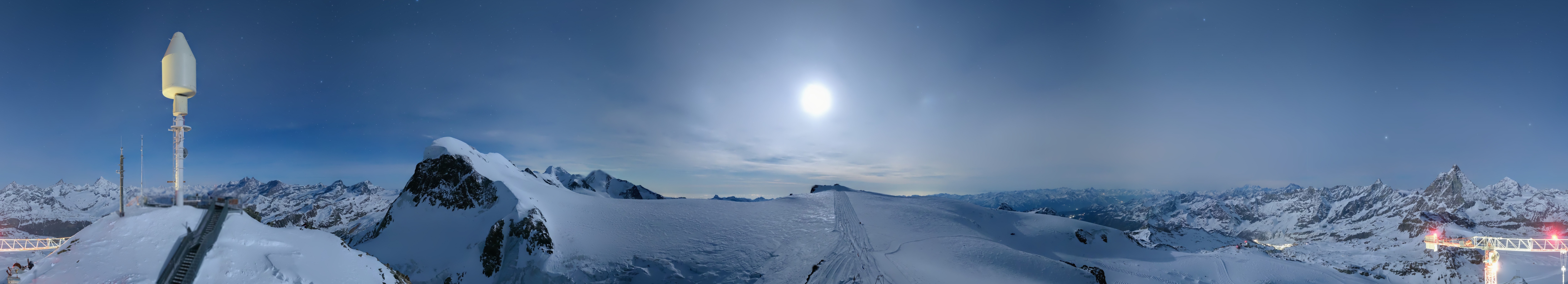 Archived image Webcam Kleinmatterhorn Zermatt