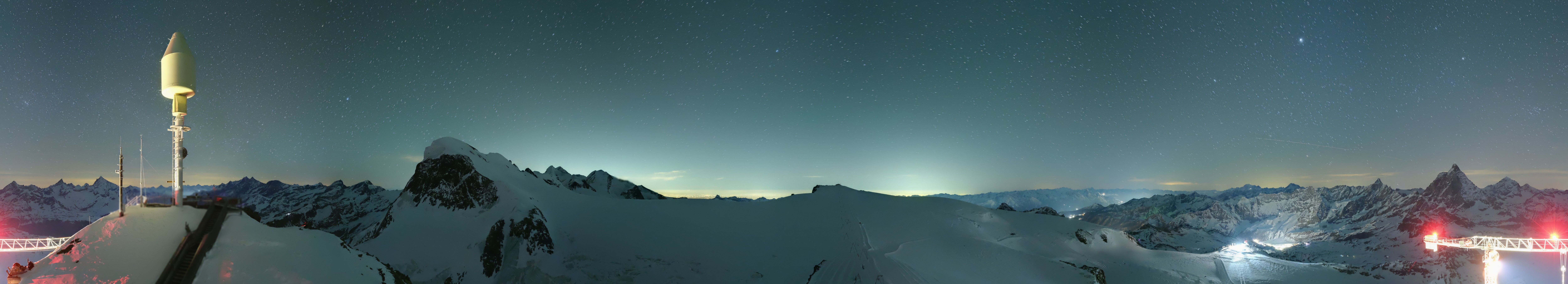 Archiv Foto Webcam Kleinmatterhorn Zermatt