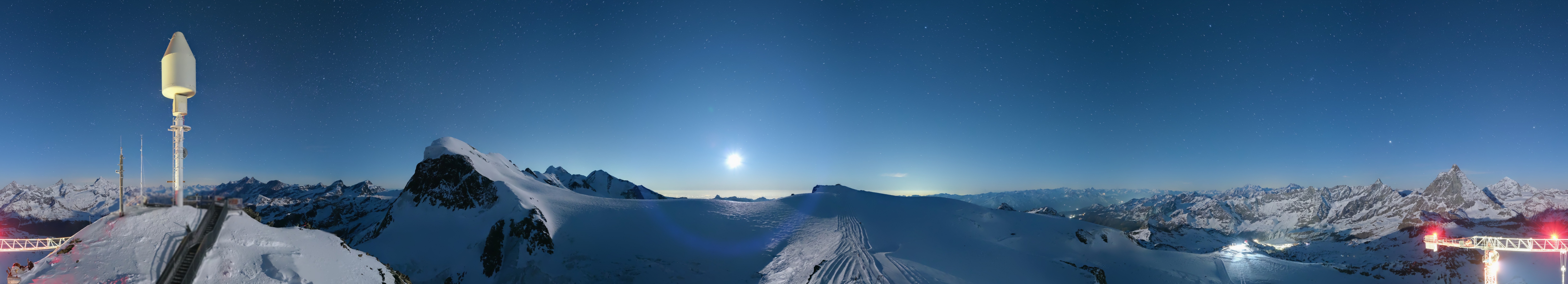 Archiv Foto Webcam Kleinmatterhorn Zermatt