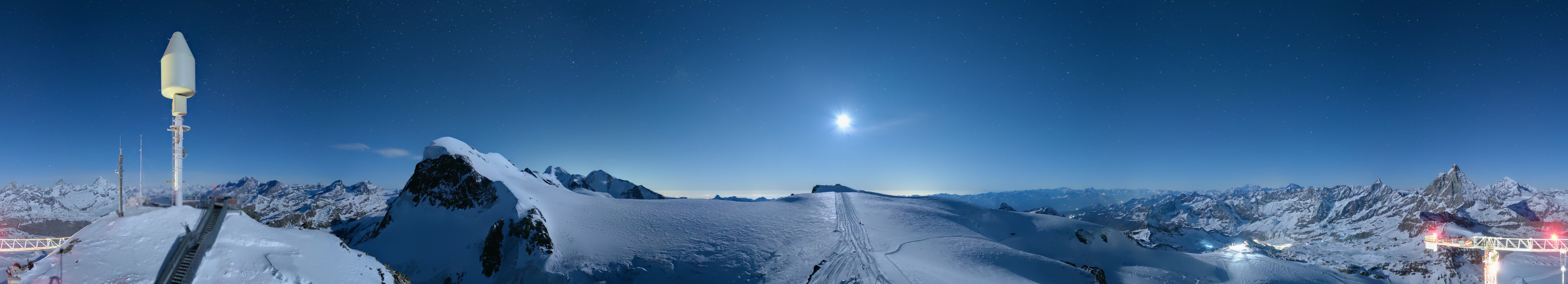 Archiv Foto Webcam Kleinmatterhorn Zermatt