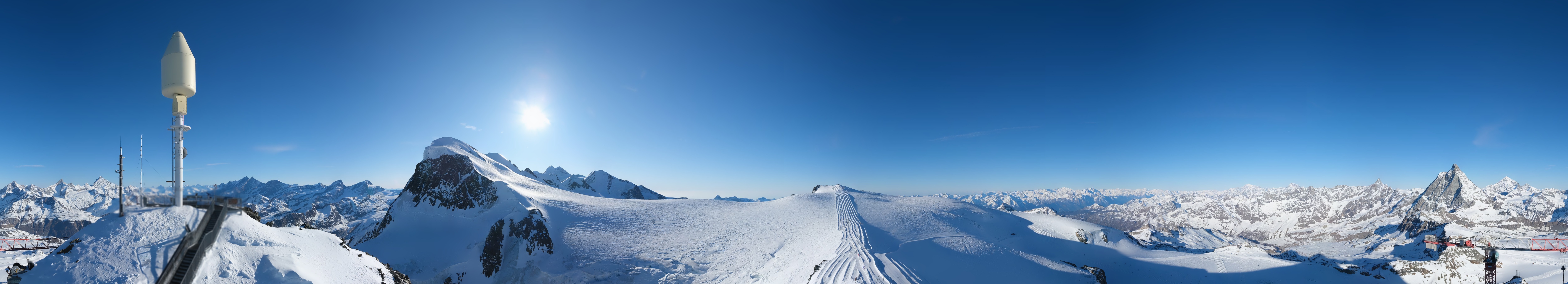 Archiv Foto Webcam Kleinmatterhorn Zermatt