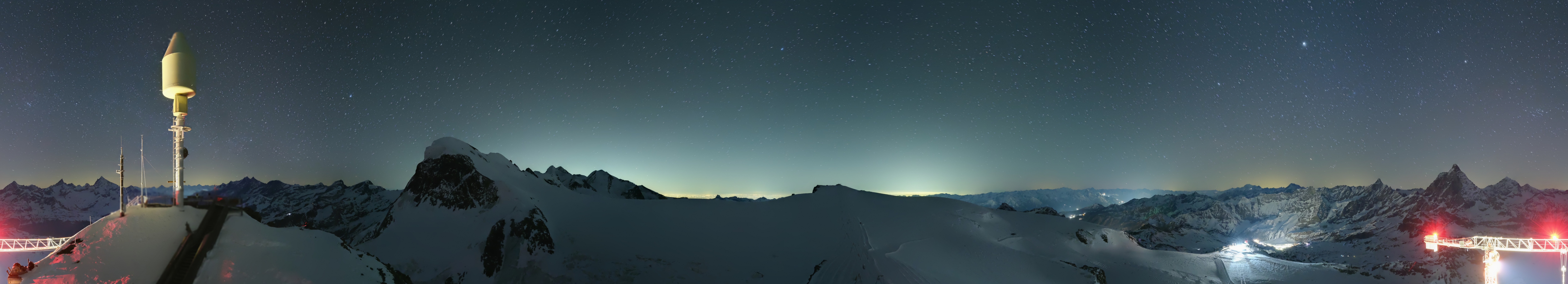 Archiv Foto Webcam Kleinmatterhorn Zermatt